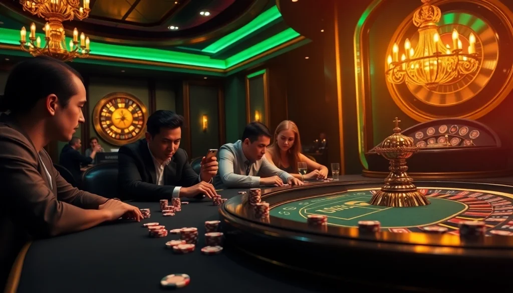 Experience thrilling gameplay at nohu90 with high-stakes poker and roulette action.