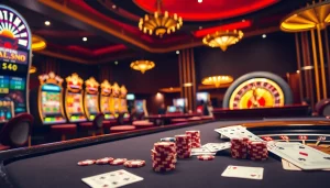 Kuwin đăng nhập interface showcasing exciting casino games and high-stakes betting atmosphere.