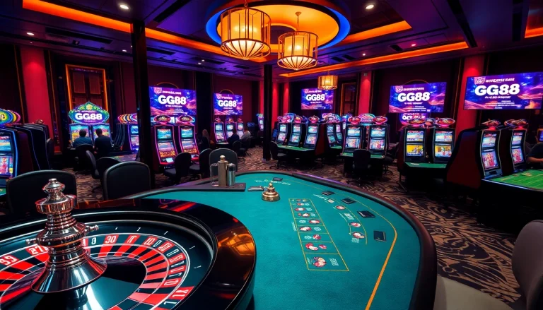 Experience thrilling gaming moments at GG88 with vibrant tables and exciting promotions.