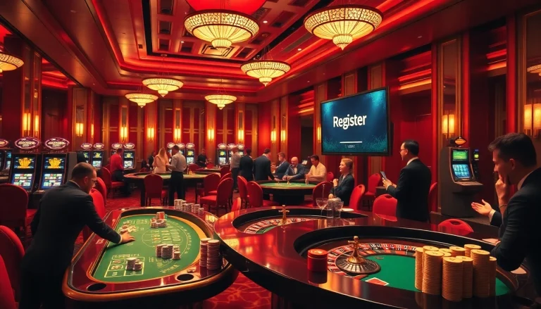 Register to experience thrilling casino games with luxurious tables and enthusiastic players at 33BD.