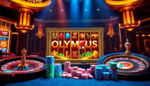Rasakan permainan seru di Olympus Slot, menampilkan visual yang hidup dan putaran kemenangan.