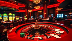 Engage with the thrill of xx88 at a vibrant casino table with poker chips and cards.