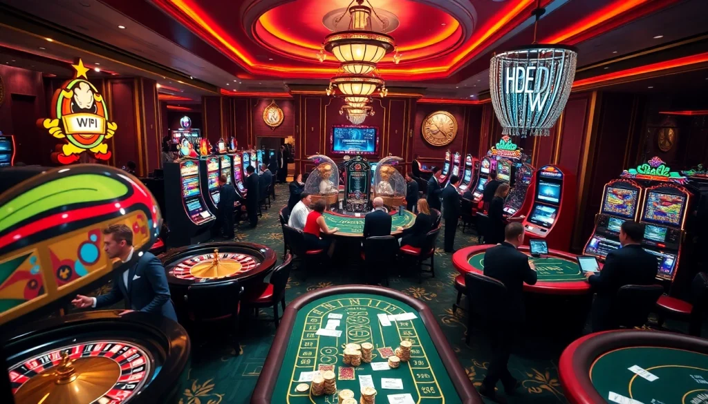 Engaging with the hidden wiki resources while playing exciting casino games at a luxurious gambling venue.