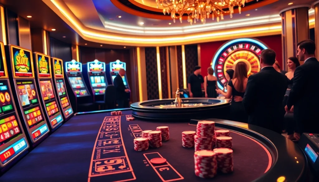 SLOT99 offers vibrant slot machines and exciting gameplay in a luxurious casino setting.