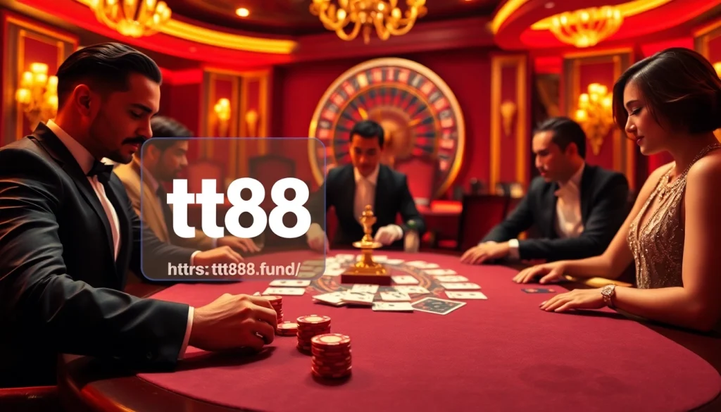 Engage in a thrilling poker game with highlights of the dynamic atmosphere of https://tt88.fund/ casino.
