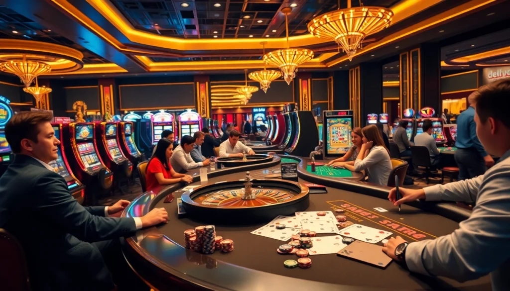 Rasakan aksi kasino yang mendebarkan dengan opsi permainan Depo 5k di meja-meja istimewa dengan pencahayaan yang berwarna-warni.