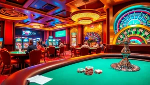 Experience thrilling gameplay at https://tr88vip.co.com/ with vibrant casino visuals showcasing action-packed tables and slot machines.