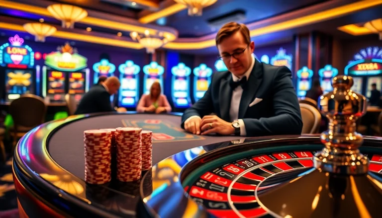 Engaging poker game scene showcasing players at XX88 casino table, demonstrating strategic betting.
