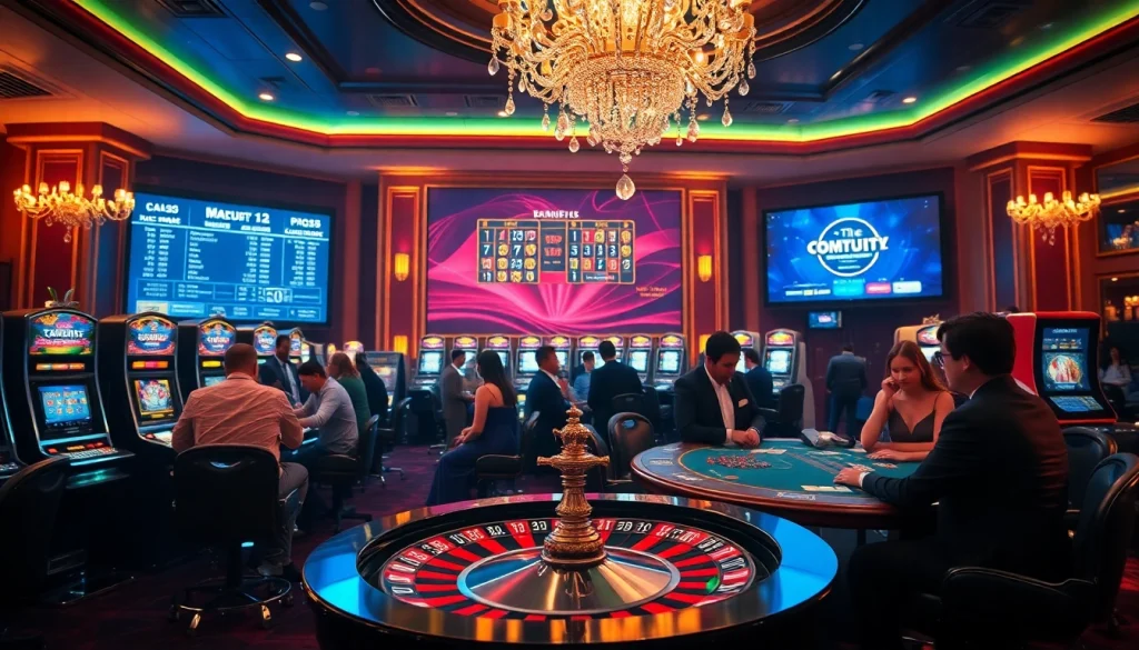 Experience the thrill of gambling at topclub with an exciting casino scene featuring roulette and poker.