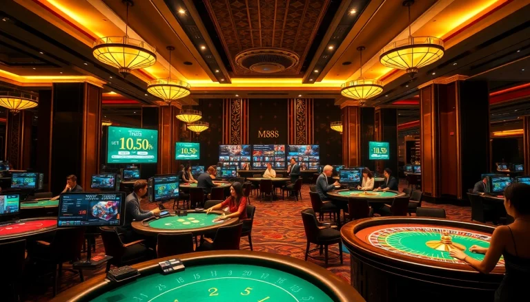 Experience the excitement of MM88's luxurious online casino with engaging gameplay and elegant design.