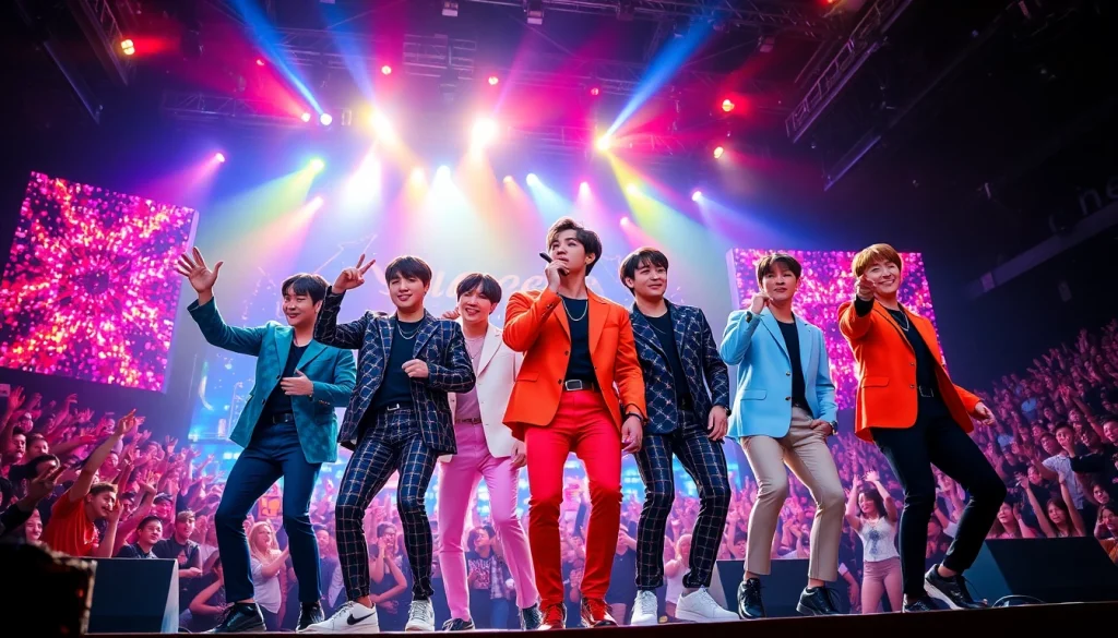BTS news announcement showcasing their live performance highlights energizing fans worldwide.