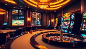 SODO Casino: Experience thrilling gameplay with vibrant tables and dynamic visuals in a luxurious setting.