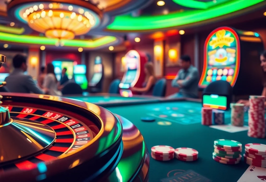 Experience the thrill of gambling at OKFUN.COM with vibrant casino games and engaging players.