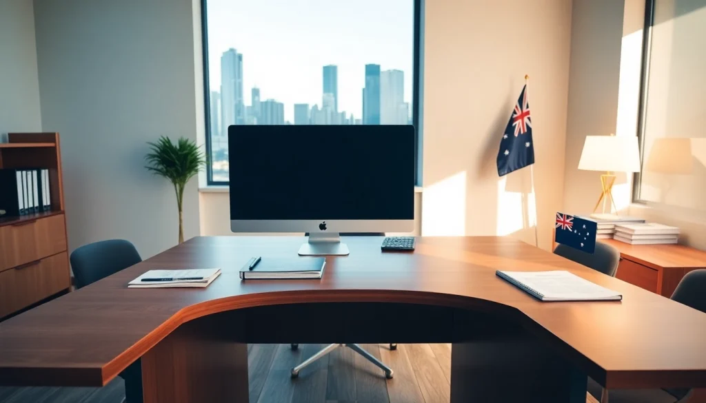 Immigration lawyer Melbourne consultation room with a welcoming atmosphere.