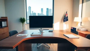 Immigration lawyer Melbourne consultation room with a welcoming atmosphere.
