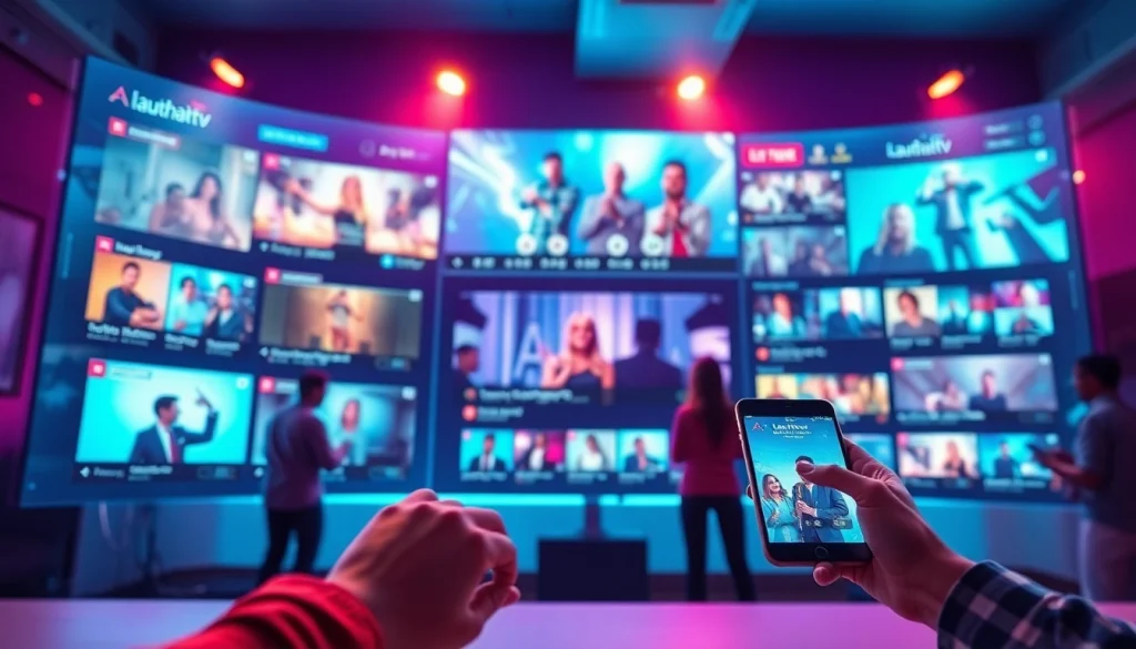 Lauthaitv engaging digital media platform showcasing diverse streaming content.