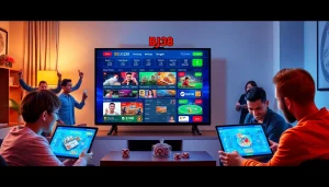 BJ38 online betting platform interface showcasing sports and casino games, vibrant and engaging design.