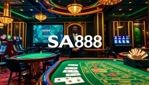 Experience the thrill of SA88 with exciting poker tables and vibrant online gaming interfaces.