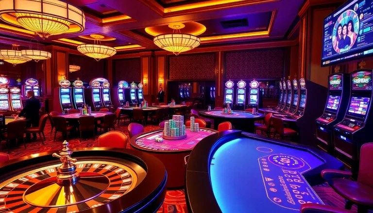 Engaging scene of luxury gaming tables demonstrating hidden wiki official gambling insights.