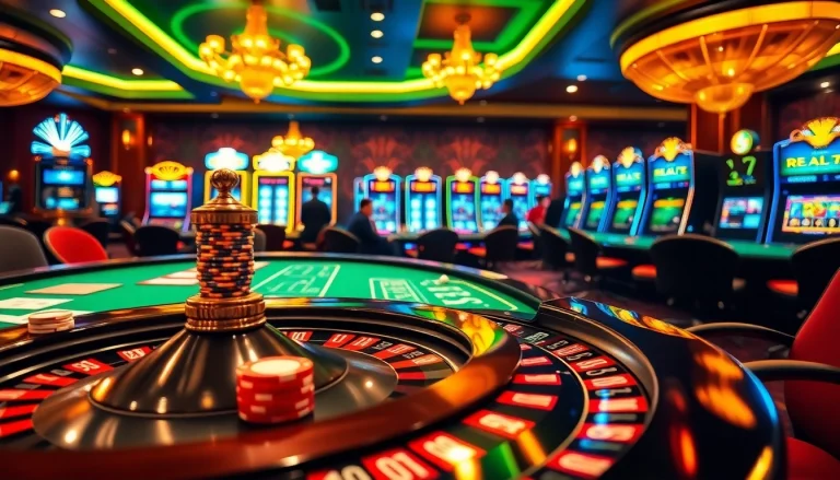 Experience the thrill of RR88 at a professional poker table with vibrant chips and high-energy atmosphere.