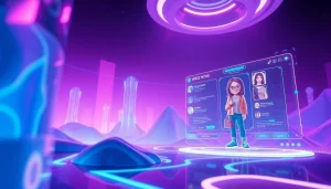 Experience the innovative NSFW character AI interface showcasing customizable chat options in a digital landscape.