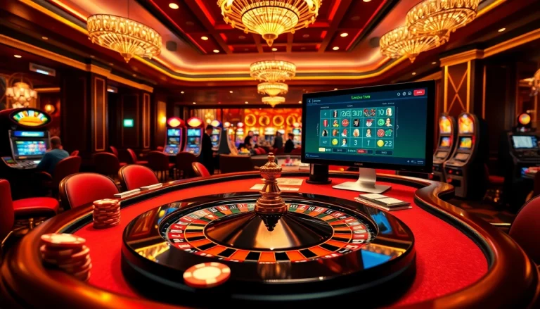 Tham gia trải nghiệm casino sôi động tại https://luck8.com với bàn roulette và máy đánh bạc.