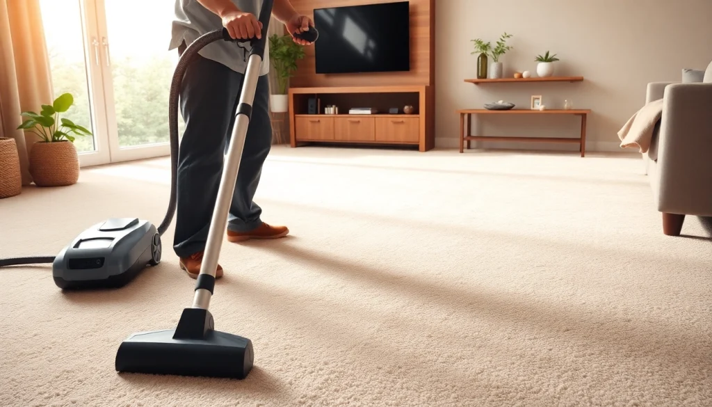 Efficient carpet cleaners Roseville CA restoring a home’s clean look in a bright living room.
