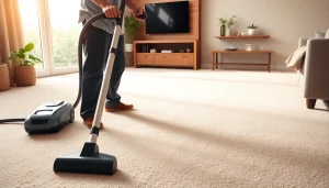 Efficient carpet cleaners Roseville CA restoring a home’s clean look in a bright living room.