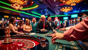 Experience AF88 excitement at a vibrant online casino table with thrilling games.