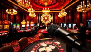 Players enjoying a gambling night with the MV88 microphone capturing the excitement of the casino.