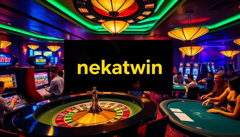 Experience the thrill of link alternatif nekatwin in a luxurious casino atmosphere with poker and slots.